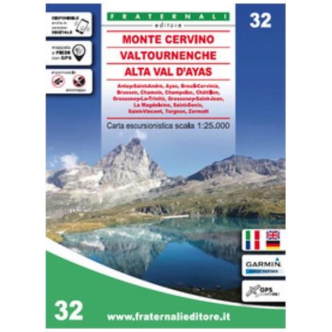 Carta N. 32. Monte Cervino, Val Tournenche, Alta Val D'ayas - Foto 2