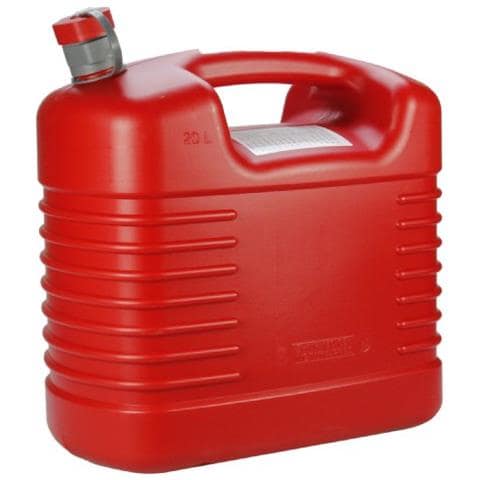 Tanica Per Combustibili In Polietilene Con Tubo Flessibile Integrato Di Travaso, 20 Litri - Foto 1