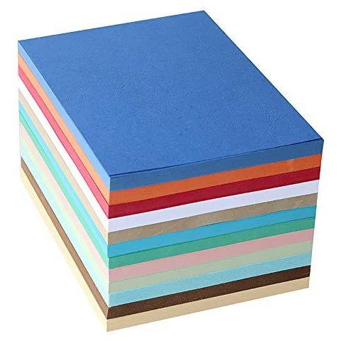 A4 Pettine Vincolante Covers Leathergrain Blu Confezione Da 100 - Foto 2