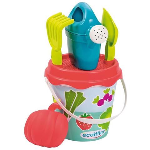 4282 - Secchio Guarnito Con Decoro Da Giardino 17 Cm - Foto 1