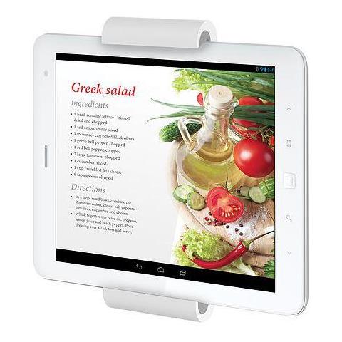 Supporto Da Parete Per Tablet T50 Bianco, Rotazione 360° - Foto 2