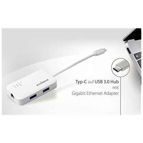 Usb-c To 3-port Usb 3.0 Gigabit Ethernet Hub In - Foto 6