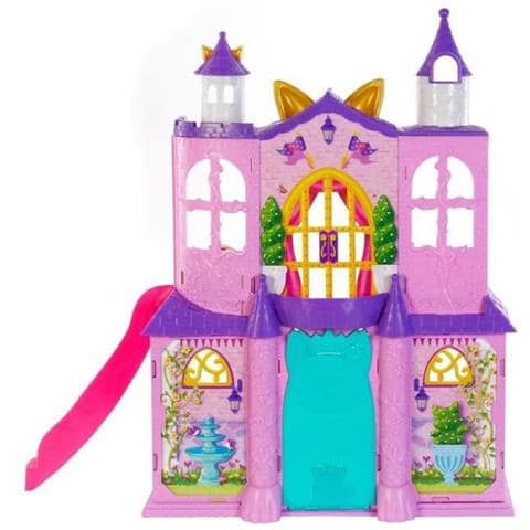 Castello Reale Enchantimals 66 Cm Con Bambola Volpe, Figurina E 19 Elementi Di Gioco - Mini-doll Casa - Dai 4 Anni - Foto 1
