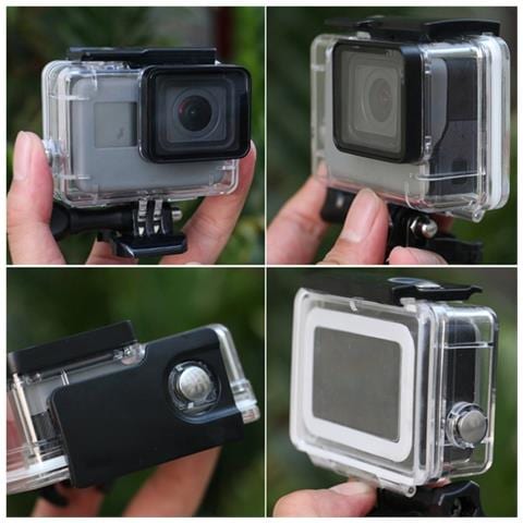 Custodia Plastica Scafandro Trasparente Cover Case Dca0059 Per Gopro Hd Hero 5 - 6 Black - Foto 5
