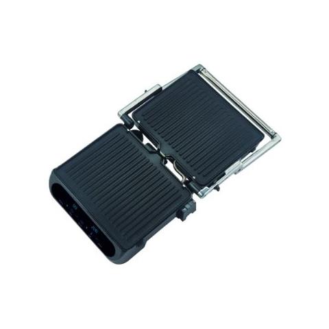 Bistecchiera NCG-216 con Capacità 4 Panini Potenza 2000 W Colore Inox - Foto 2