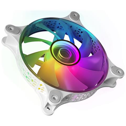 MF3DW sistema di raffreddamento per computer Case per computer Ventilatore 12 cm Bianco 1 pz - Foto 2