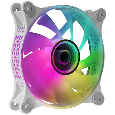 MF3DW sistema di raffreddamento per computer Case per computer Ventilatore 12 cm Bianco 1 pz - Foto 1