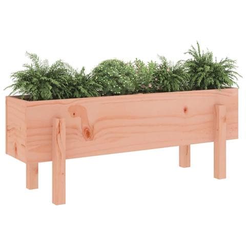 Fioriera Rialzata Giardino 101x30x38 Cm Legno Massello Douglas - Foto 2