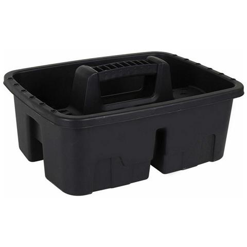 Contenitore Per Sistemare Gli Attrezzi Dem Brico Vassoio Nero 38,5 X 29,5, X 17 Cm (6 Unità) - Foto 2