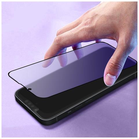 Vetro Temperato Per Iphone 13, 13 Pro E 14 Anti Luce Blu - Foto 2