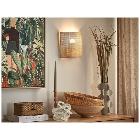 Applique Cario Rattan Naturale - Foto 1