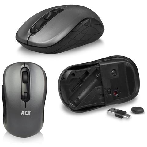 AC5710 tastiera Mouse incluso Universale RF Wireless QWERTY US International Nero - Foto 2