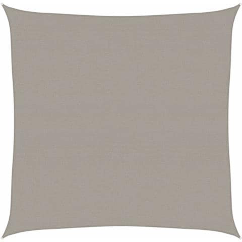Vela Parasole 160 G /m Quadrata Grigio Chiaro 5x5 M In Hdpe - Foto 1