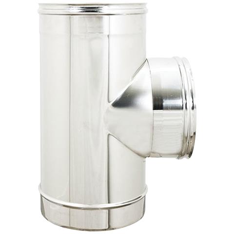 Raccordo A T Per Tubi In Acciaio Inox F. F. M. - 12cm - Foto 1