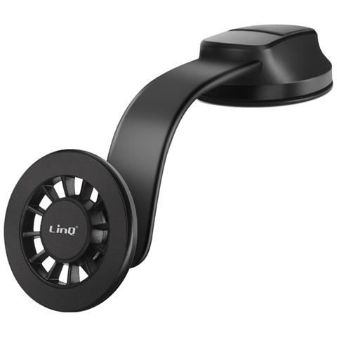 Supporto Auto Magnetico Flessibile Fissaggio Cruscotto, Nero - Foto 1
