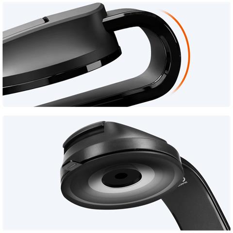 Supporto Auto Magnetico Flessibile Fissaggio Cruscotto, Nero - Foto 5