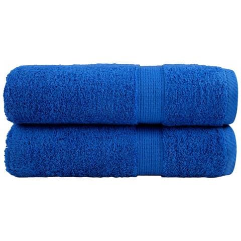 Asciugamani da Bagno SOLUND 2 pz Blu 100x150 cm 600gsm - Foto 1