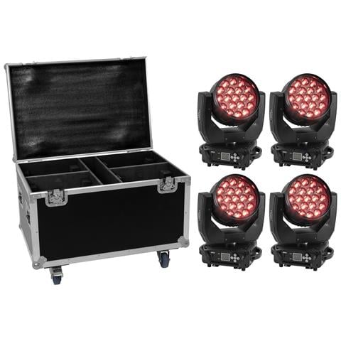 Set 4x Led Tmh-x4 + Case Mit Rollen (20001015) - Foto 1