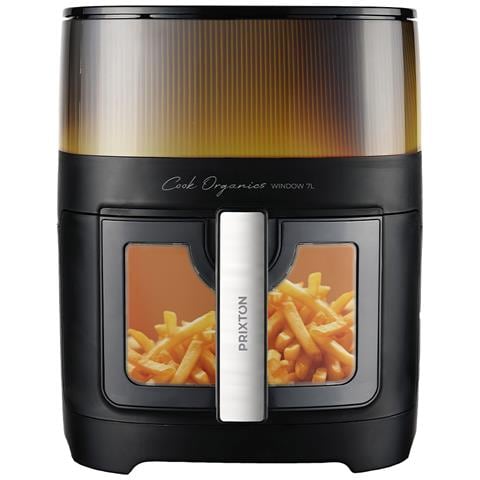 Friggitrice ad Aria Cook Organics Pro Potenza 1500 Watt Capacità 7 Litri Colore Nero - Foto 1