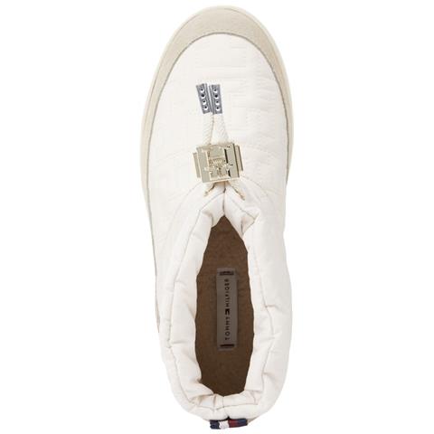 Monogram Snowboot Stivaletti Pelle Scamosciata /nabuk Scarpe Donna Bianco Eu 40, Fw0fw07637 Ybh - Foto 3