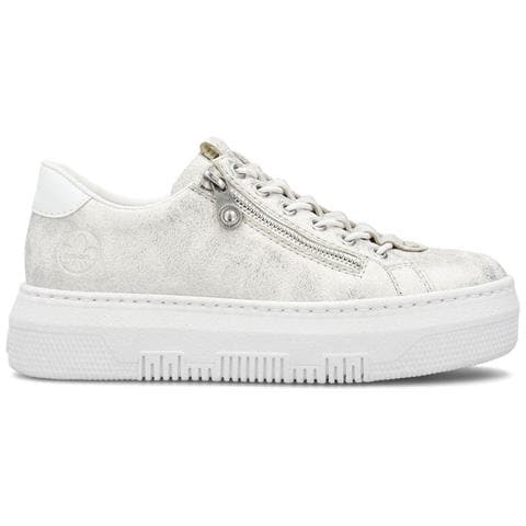 Leisure Trainers White Sneakers Sintetico E Tessile Scarpe Donna Bianco Eu 37, M1953-60 - Foto 2