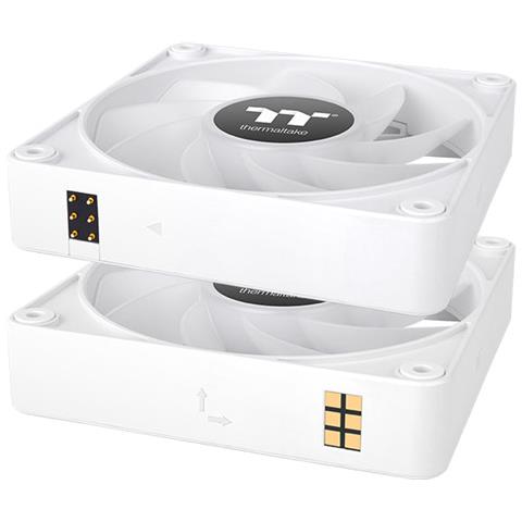 CL-F195-PL14SW-A sistema di raffreddamento per computer Case per computer Ventilatore 14 cm Bianco 3 pz - Foto 2