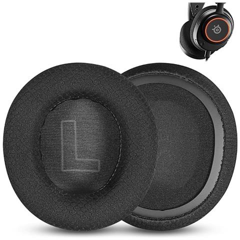 Cuscinetti Auricolari Di Ricambio Per Cuffie Steelseries Arctis Nova Pro Black+grey - Foto 3