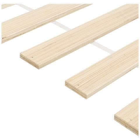 Letto Legno Di Pino Olendon 140 X 200 Cm Bianco - Foto 8