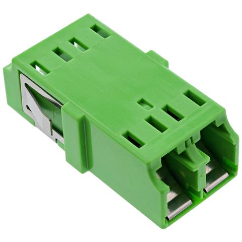 Adattatore in fibra ottica Duplex LC /LC SM manicotto in ceramica verde - Foto 1