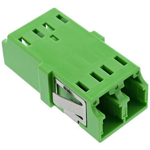 Adattatore in fibra ottica Duplex LC /LC SM manicotto in ceramica verde - Foto 3