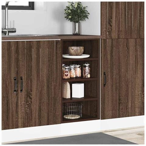 Armadio Inferiore “Riga” Rovere Marrone 40x44,5x81,5 cm - Foto 2