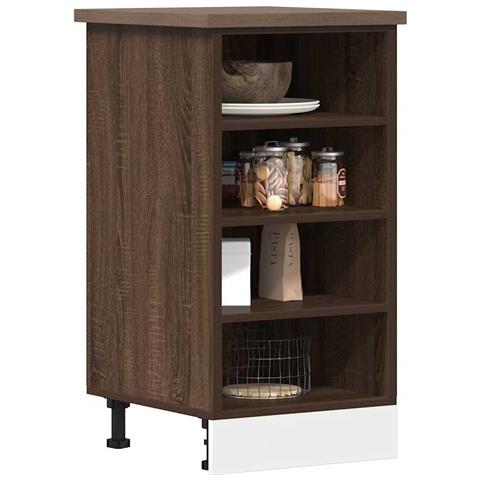 Armadio Inferiore “Riga” Rovere Marrone 40x44,5x81,5 cm - Foto 10