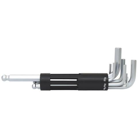 Werkzeuge-maschinen Gmbh 7,60cm (3"") 1 Innen6kant-winkelstiftschlssel-satz, 8-tlg Lang, Kugelkopf,"" (151.2130) - Foto 1