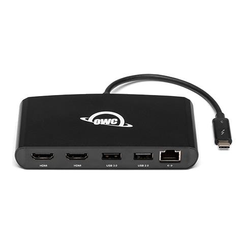 Thunderbolt 3 mini Dock Cablato Nero - Foto 1