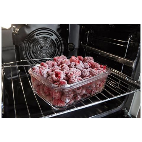 Cucina Elettrica GEC6C40WD 4 Zone Cottura Forno Elettrico Multifunzione Ventilato Classe A Dimensioni 60x60 cm Colore Bianco - Foto 2