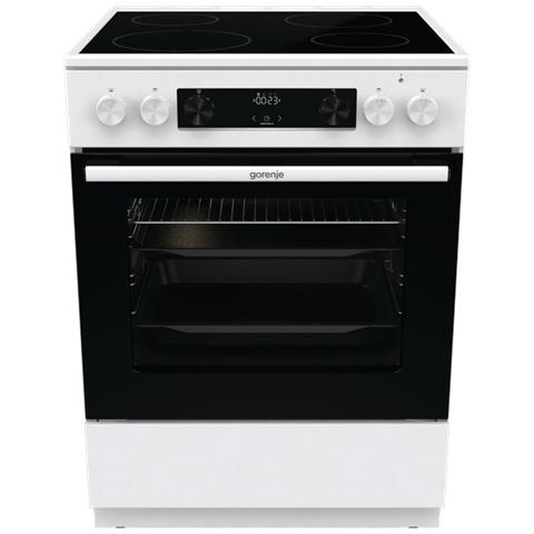 Cucina Elettrica GEC6C40WD 4 Zone Cottura Forno Elettrico Multifunzione Ventilato Classe A Dimensioni 60x60 cm Colore Bianco - Foto 1