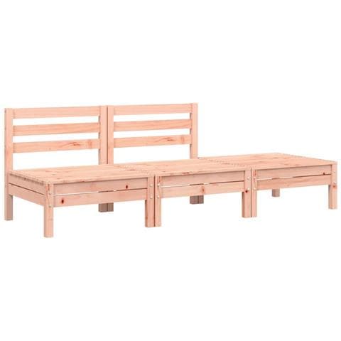 Divano da Giardino 3 Posti in Legno Massello di Douglas - Foto 1
