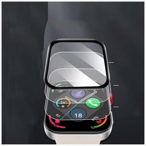 Protezione Schermo Pmma Composite Hot Bending Compatibile Con Apple Watch Se3 44mm (confezione Da 2) - Foto 2