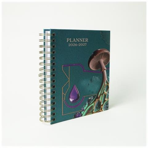 Agenda 2026 - Quaderno A Spirale Con Copertina Rigida, Segnalibri E Carta Spessa - Foto 1