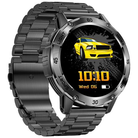 Smartwatch Multifunzionale Con Monitoraggio Della Frequenza Cardiaca E Dell'ossigeno Nel Sangue Compatibile Con Huawei, Samsung, Apple, Garmin Black - Foto 1