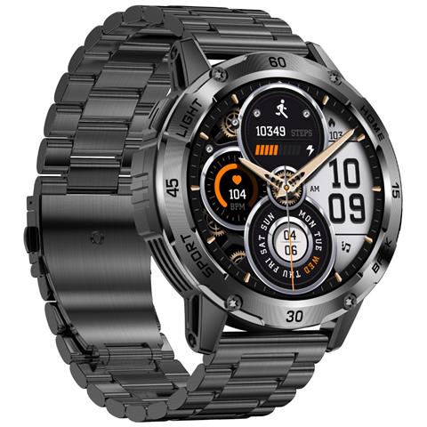 Smartwatch Multifunzionale Con Monitoraggio Della Frequenza Cardiaca E Dell'ossigeno Nel Sangue Compatibile Con Huawei, Samsung, Apple, Garmin Black - Foto 2