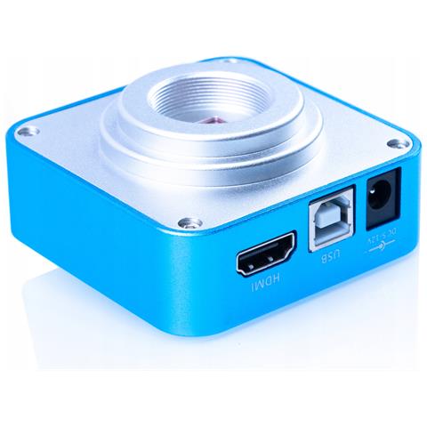 Mikroscopio Digitale Earth Pro Mcep-0.5x - Zoom 7-45x, Display 8"" | Oculare Rotante 360°, Illuminatore 56xled | Uso Professionale - Foto 2