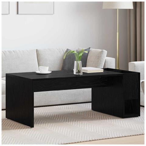 Tavolino da salotto Rovere Nero 101,5 x 50 x 37 cm - Foto 2