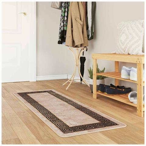 Runner Tappeto MARSA Nero 50 x 150 cm Poliestere e PVC - Foto 2