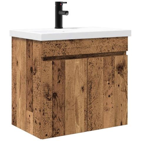 Mobile bagno con rubinetto Legno antico 61 x 40 x 74,5 cm - Foto 1