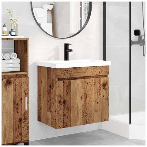Mobile bagno con rubinetto Legno antico 61 x 40 x 74,5 cm - Foto 2