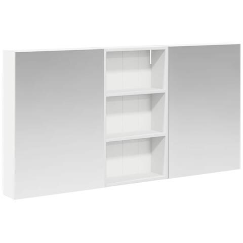 Set di Armadi da Bagno con lo scaffale 3 pcs 140 x 14,5 x 70 cm - Foto 1