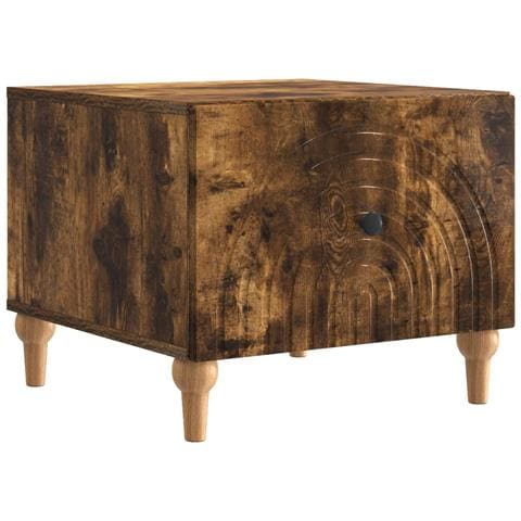 Tavolino da salotto con cassetto Rovere Fumo 49 x 50 x 40 cm - Foto 1