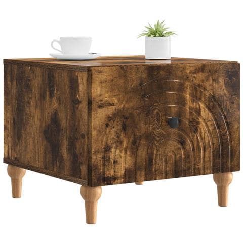 Tavolino da salotto con cassetto Rovere Fumo 49 x 50 x 40 cm - Foto 2