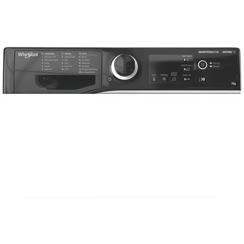 WSB 726 D IT, 7kg, classe A, colore Bianco, Inverter, 1200 giri, Display digitale XL, porta dark screen, Vapore - Foto 2